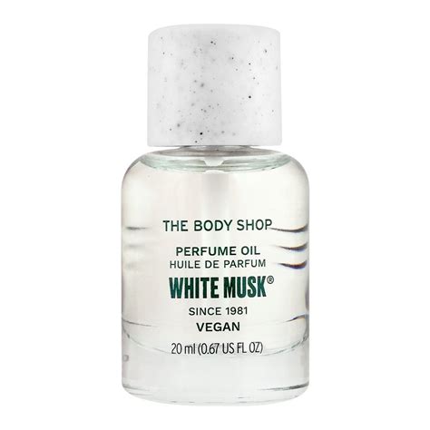 body shop white musk oil